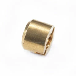 Tang Nut - Brass - (.390 D X .312 L) - 1/4-20 Thread - (10 Pk) -Knife Kits Sales Shop tgnut 3123901420 B 1 1500