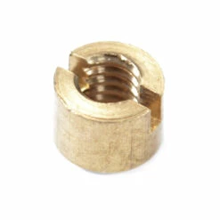Tang Nut - Brass - (.390 D X .312 L) - 1/4-20 Thread - (10 Pk) -Knife Kits Sales Shop tgnut 3123901420 B 2 1500
