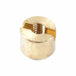 Tang Nut - Brass - (.390 D X .312 L) - 8-32 Thread - (10 Pk) -Knife Kits Sales Shop tgnut 312390832 B 3 1500