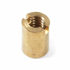 Tang Nut - Brass - (.390 D X .550 L) - 1/4-20 Thread - (10 Pk) -Knife Kits Sales Shop tgnut 5503901420 B 1 1500