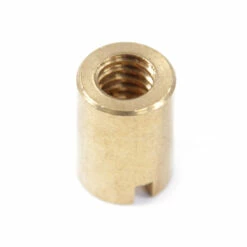 Tang Nut - Brass - (.390 D X .550 L) - 1/4-20 Thread - (10 Pk) -Knife Kits Sales Shop tgnut 5503901420 B 2 1500