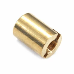 Tang Nut - Brass - (.390 D X .550 L) - 1/4-20 Thread - (10 Pk) -Knife Kits Sales Shop tgnut 5503901420 B 3 1500
