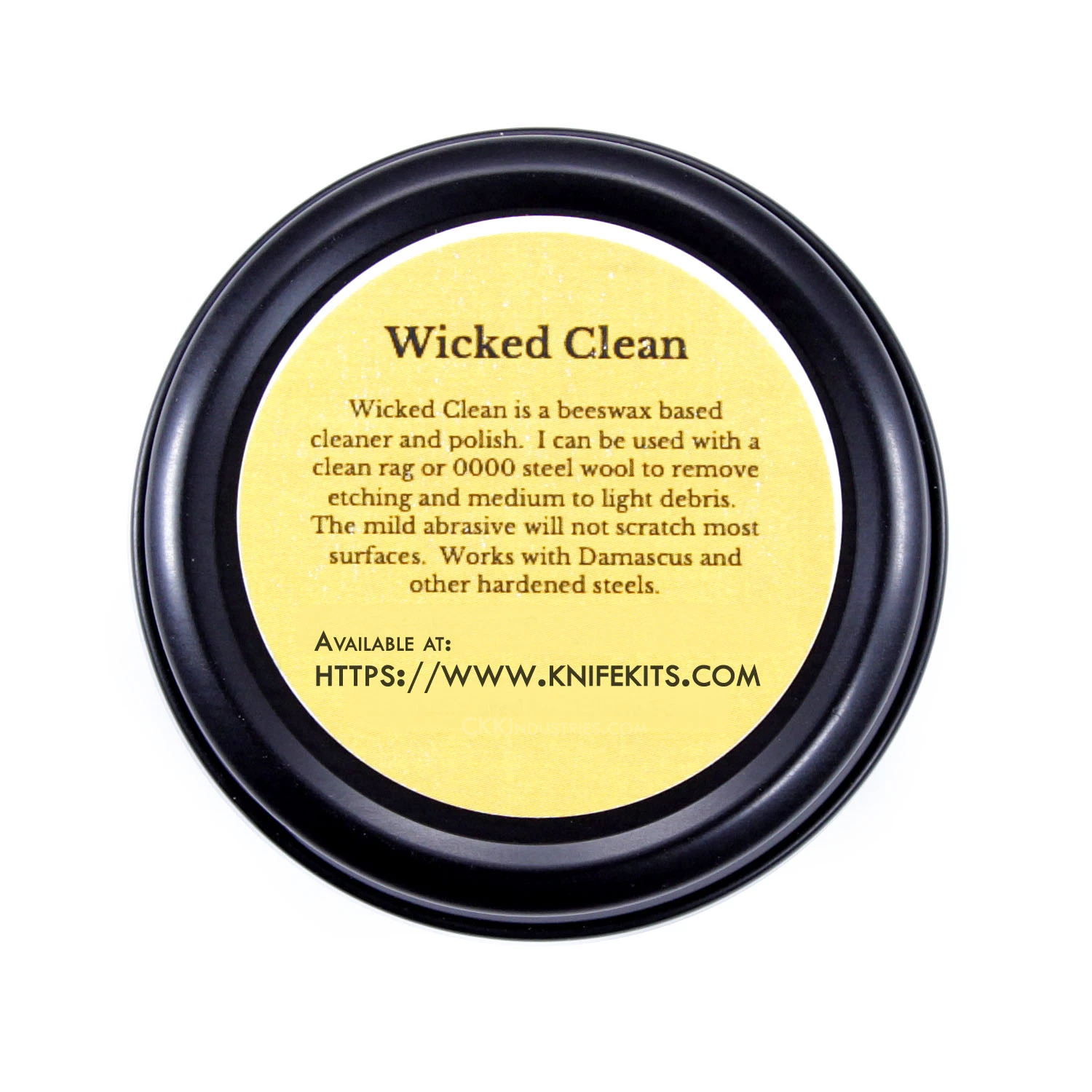 WICKED CLEAN - (2.0 Oz.) - Cutting Edge Knife Cleaner - For Stainless, Damascus, And Carbon Steel 5 WICKED CLEAN - (2.0 Oz.) - Cutting Edge Knife Cleaner - For Stainless, Damascus, And Carbon Steel - Image 3