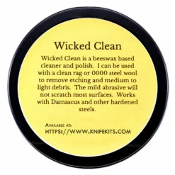 WICKED CLEAN - (8.0 Oz.) - Cutting Edge Knife Cleaner - For Stainless, Damascus, And Carbon Steel -Knife Kits Sales Shop wicked clean 8oz 3 1500